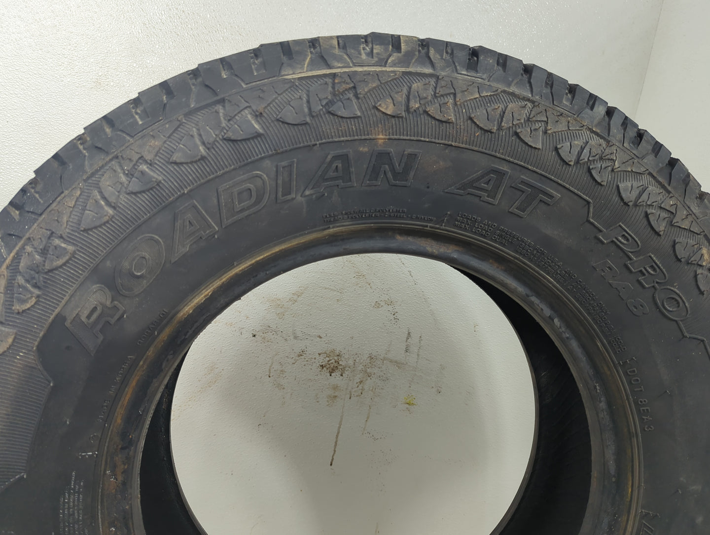 Used Tire 245/75R16 NEXEN ROADIAN AT PRO RA8 120R - Tread Depth 9/32 - Oemusedautoparts1.com