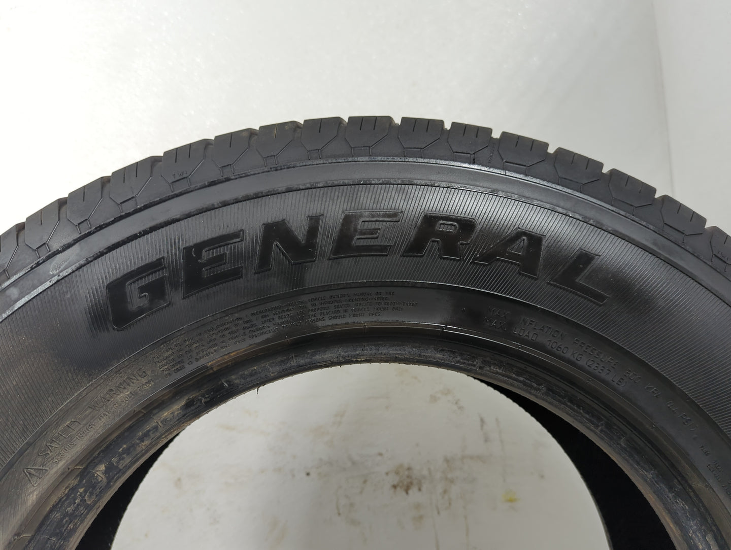 Used Tire 245/70R17 GENERAL GRABBER 110S - Tread Depth 8/32 - Oemusedautoparts1.com