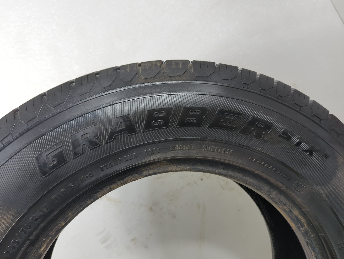Used Tire 245/70R17 GENERAL GRABBER 110S - Tread Depth 8/32 - Oemusedautoparts1.com