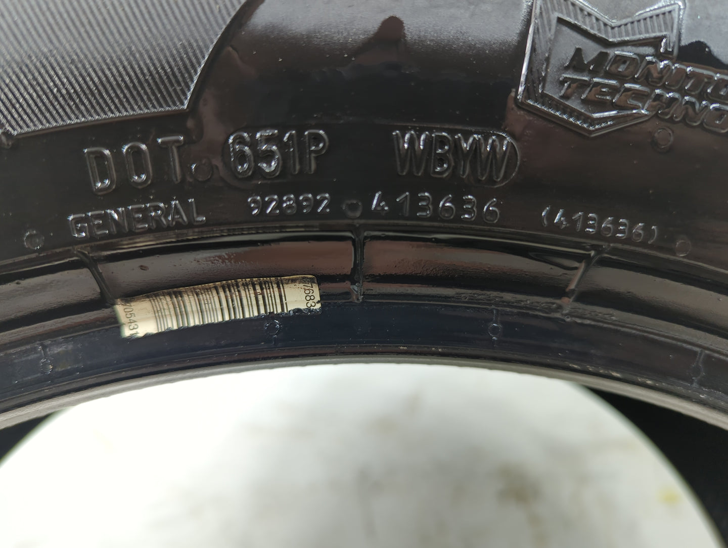Used Tire 235/50R18 GENERAL ALTIMAX RT43 97V - Tread Depth 9/32 - Oemusedautoparts1.com