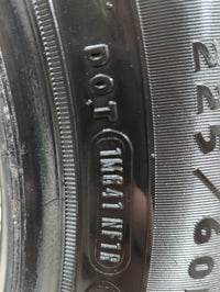 Used Tire 225/60R17 DOUGLAS TOURING A/S 99H - Tread Depth 8/32 - Oemusedautoparts1.com