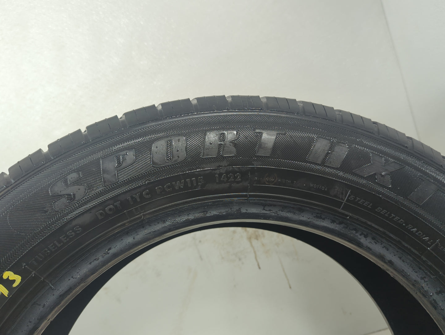 Used Tire 235/60R18 GOODYEAR WILD SPIRIT SPORT 107V - Tread Depth 8/32 - Oemusedautoparts1.com