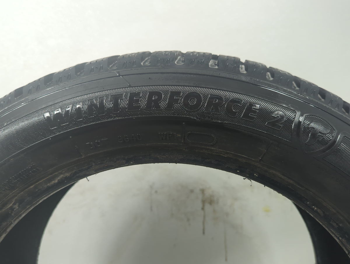 Used Tire 225/50R17 FIRESTONE WINTERFORCE 2 94S - Tread Depth 8/32 - Oemusedautoparts1.com