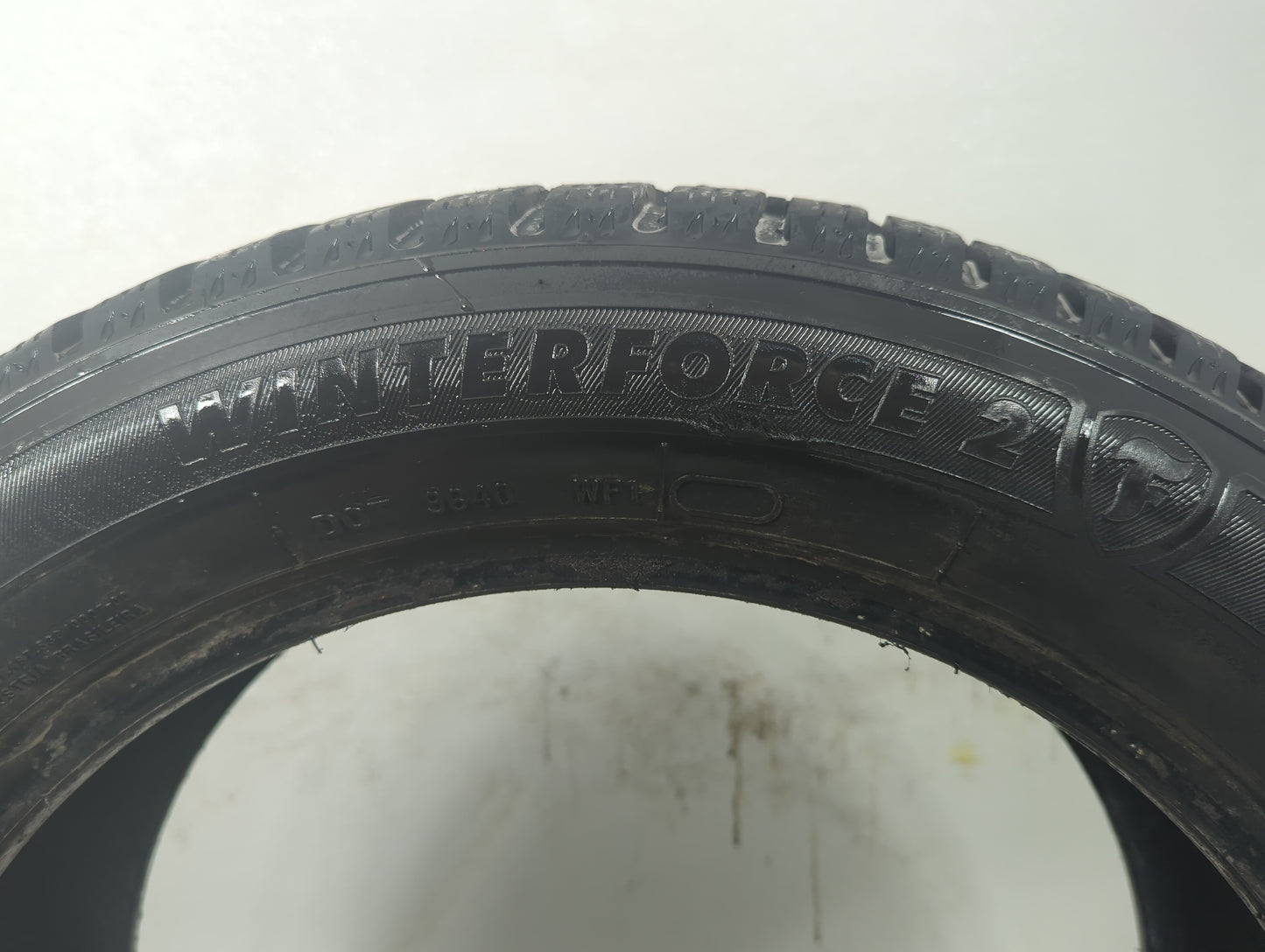 Used Tire 225/50R17 FIRESTONE WINTERFORCE 2 94S - Tread Depth 8/32 - Oemusedautoparts1.com
