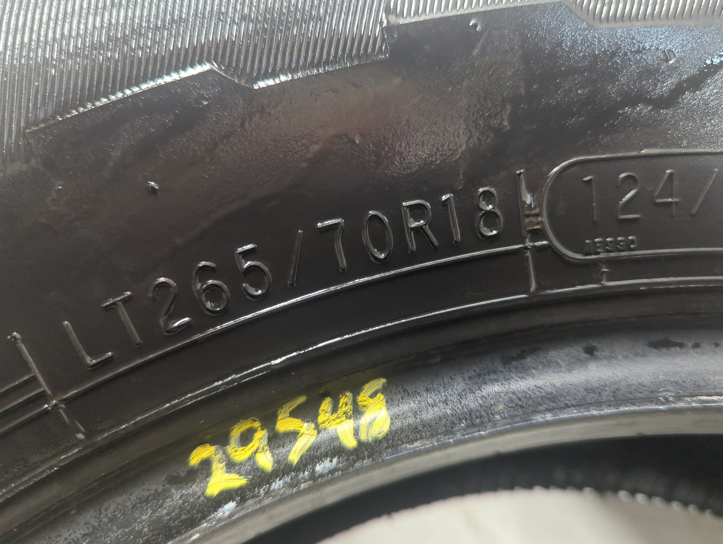 Used Tire - Tread Depth null/32 - Oemusedautoparts1.com