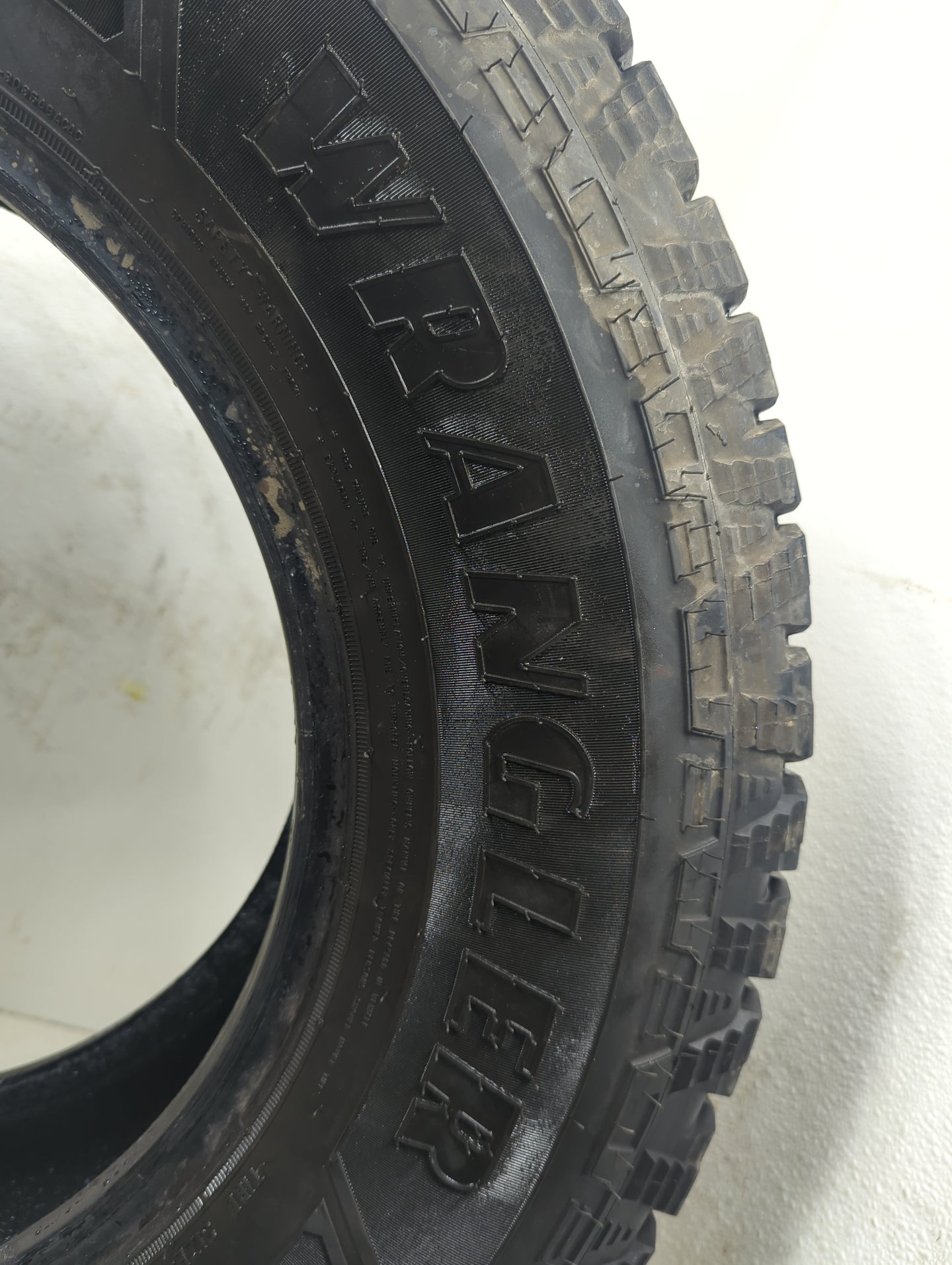 Used Tire 245/75R17 GOODYEAR WRANGLER WORKHORSE AT 121R - Tread Depth 10/32 - Oemusedautoparts1.com