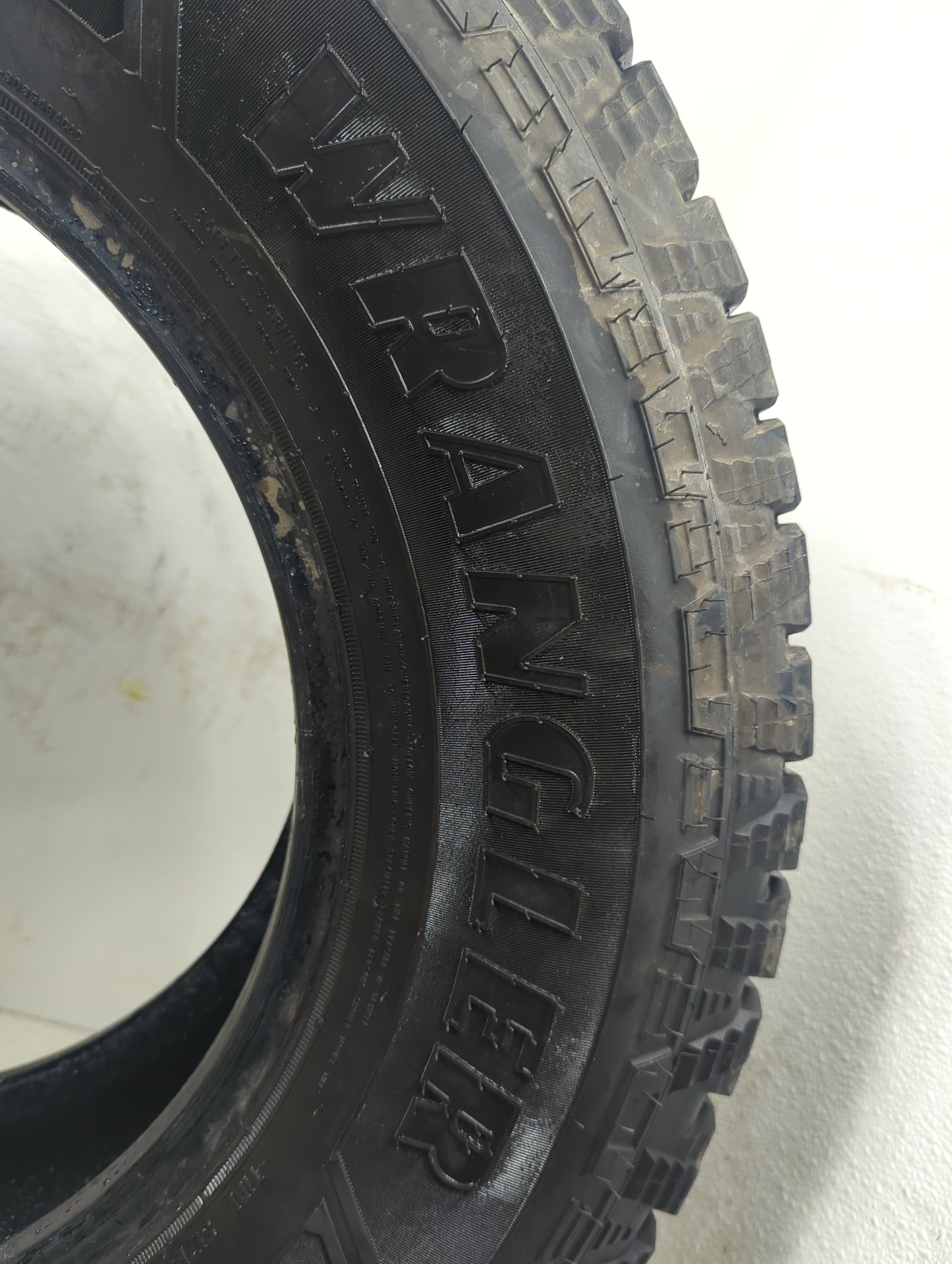 Used Tire 245/75R17 GOODYEAR WRANGLER WORKHORSE AT 121R - Tread Depth 10/32 - Oemusedautoparts1.com