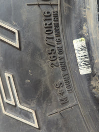 Used Tire 265/70R16 MASTERCRAFT COURSER AXT2 112T - Tread Depth 10/32 - Oemusedautoparts1.com