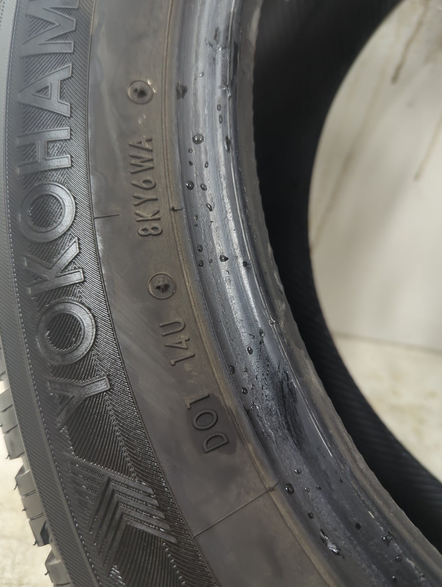 Used Tire 205/55R16 YOKOHAMA YK-GTX 91H - Tread Depth 11/32 - Oemusedautoparts1.com