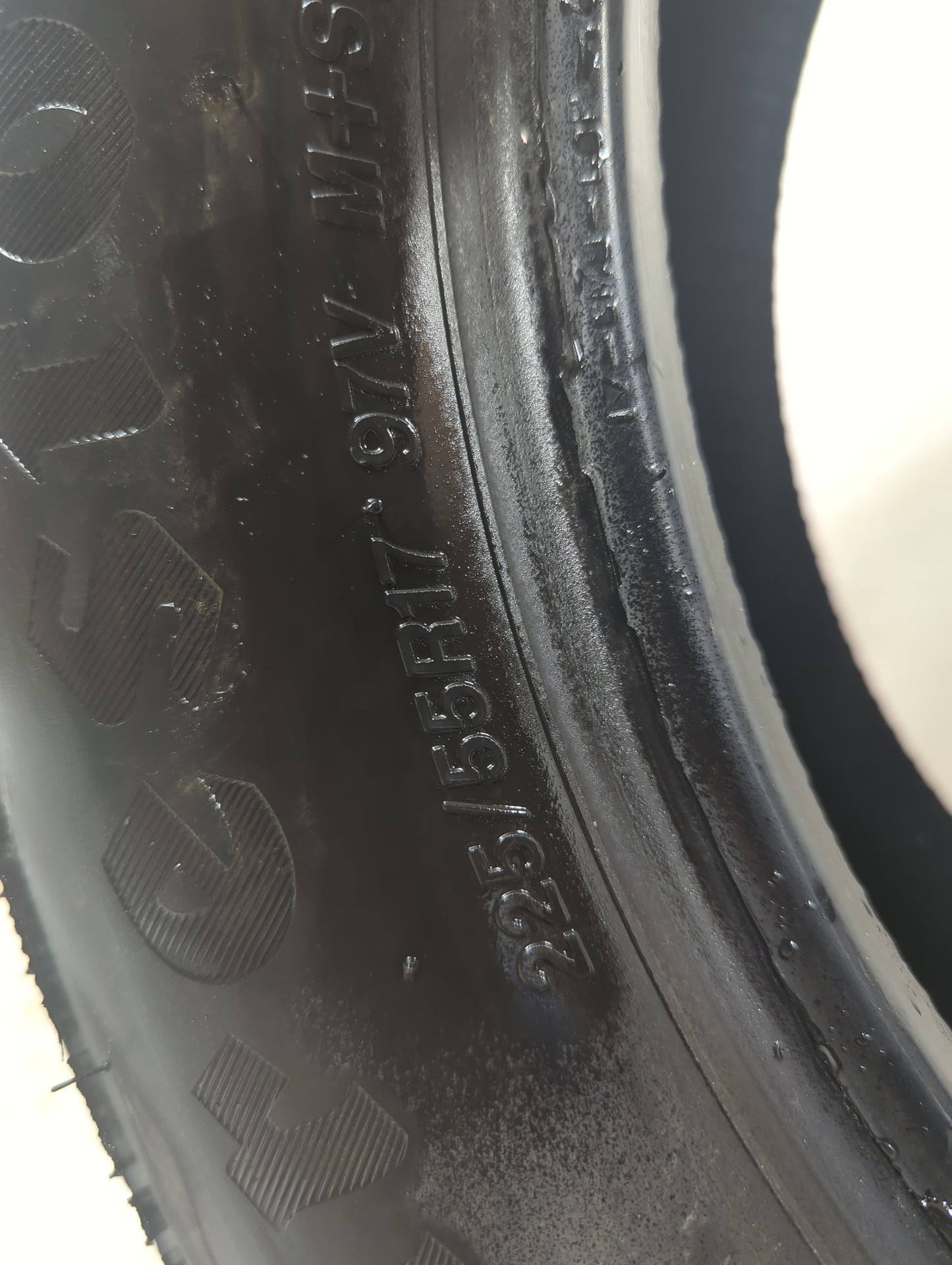 Used Tire 225/55R17 FIRESTONE WEATHERGRIP 97V - Tread Depth 9/32 - Oemusedautoparts1.com