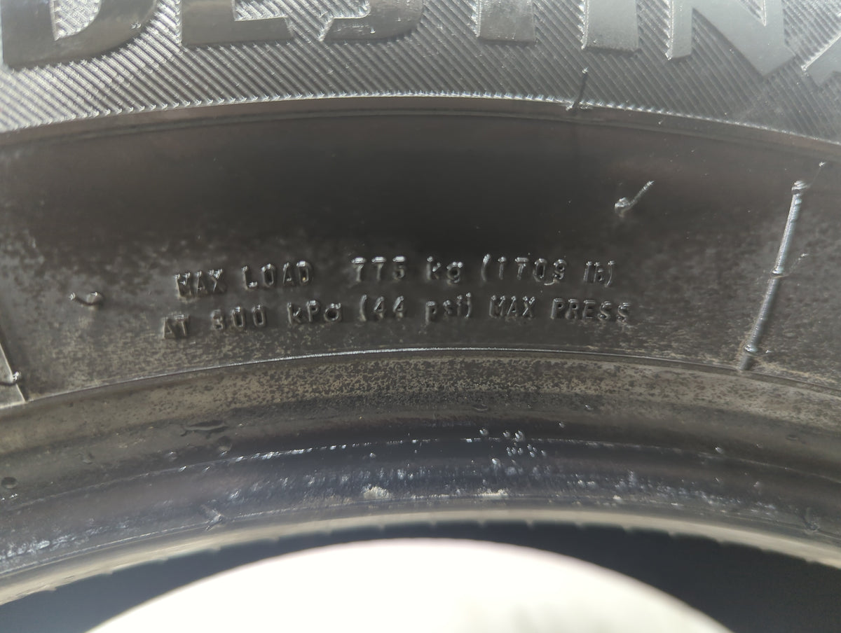 Used Tire 235/55R17 FIRESTONE DESTINATION LE3 99H - Tread Depth 8/32 - Oemusedautoparts1.com