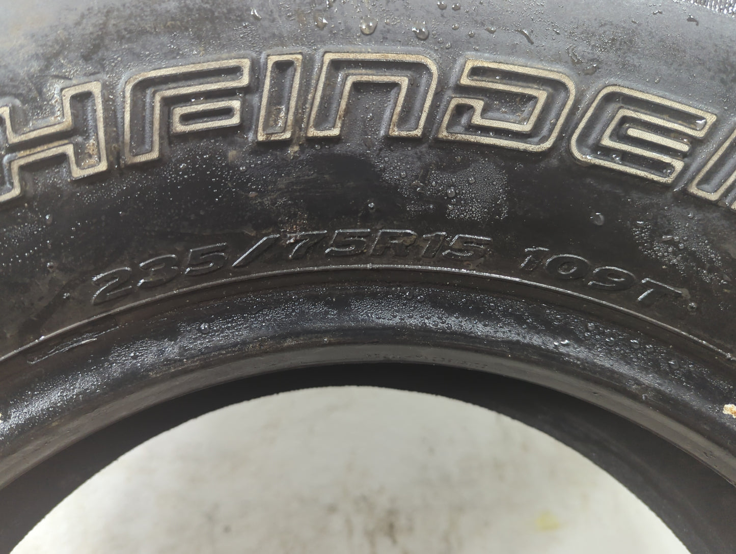Used Tire 235/75R15 PATHFINDER PATHFINDER HT 109T - Tread Depth 10/32 - Oemusedautoparts1.com