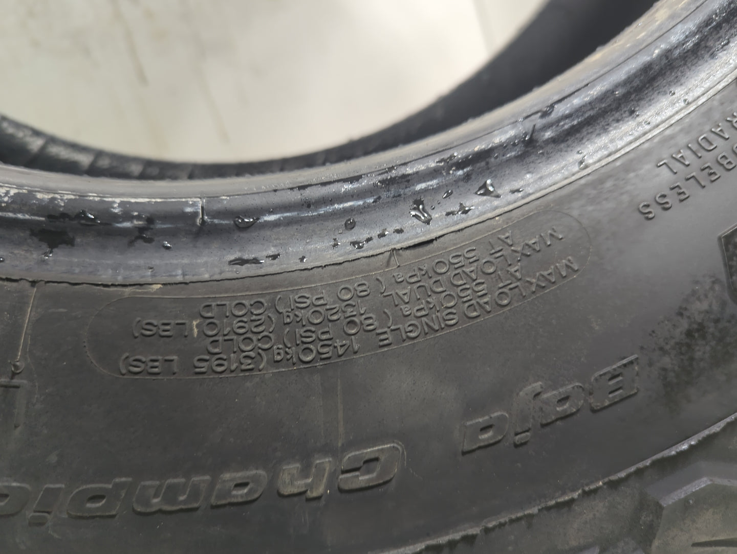 Used Tire LT265/70R17 BFGOODRICH ALL-TERRAIN T/A KO2 121S - Tread Depth 14/32 - Oemusedautoparts1.com