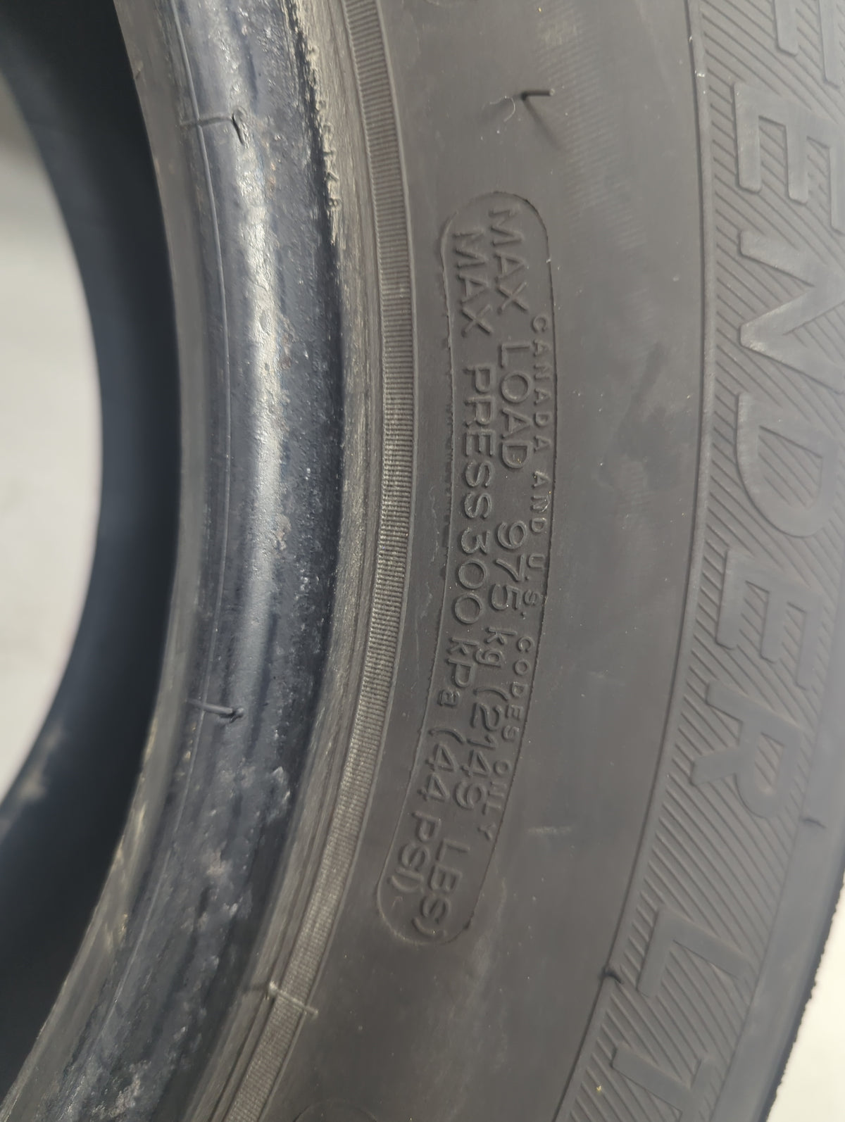 Used Tire 245/65R17 MICHELIN DEFENDER LTX - Tread Depth 8/32 - Oemusedautoparts1.com