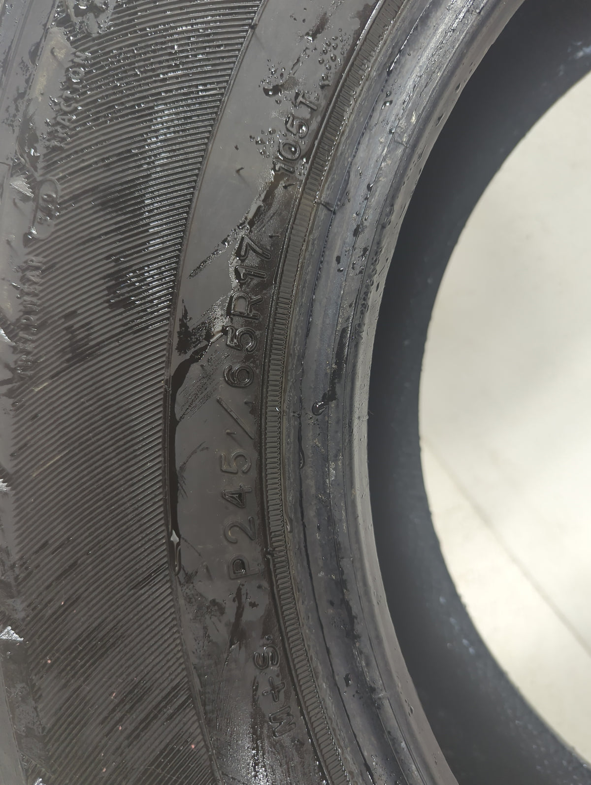 Used Tire 245/65R17 GOODYEAR FORTERA HL 105T - Tread Depth 10/32 - Oemusedautoparts1.com