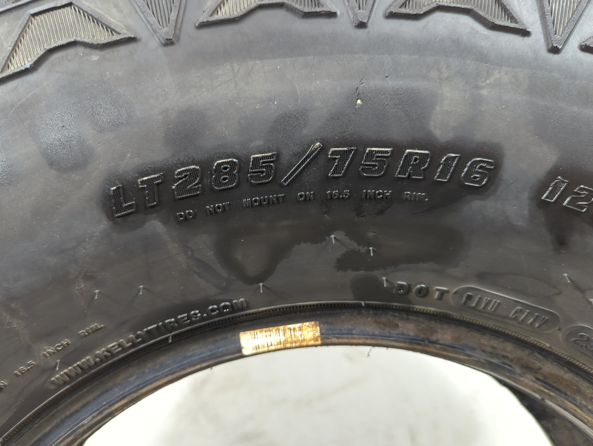 Used Tire 285/75R16 KELLY EDGE AT 126R - Tread Depth 11/32 - Oemusedautoparts1.com