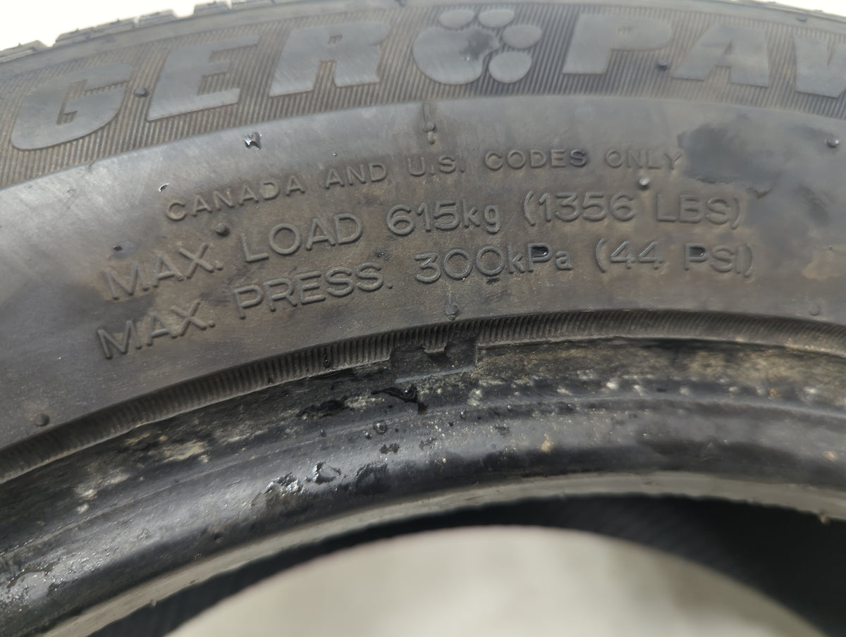 Used Tire 205/55R16 UNIROYAL TIGER PAW AWP3 91H - Tread Depth 8/32 - Oemusedautoparts1.com