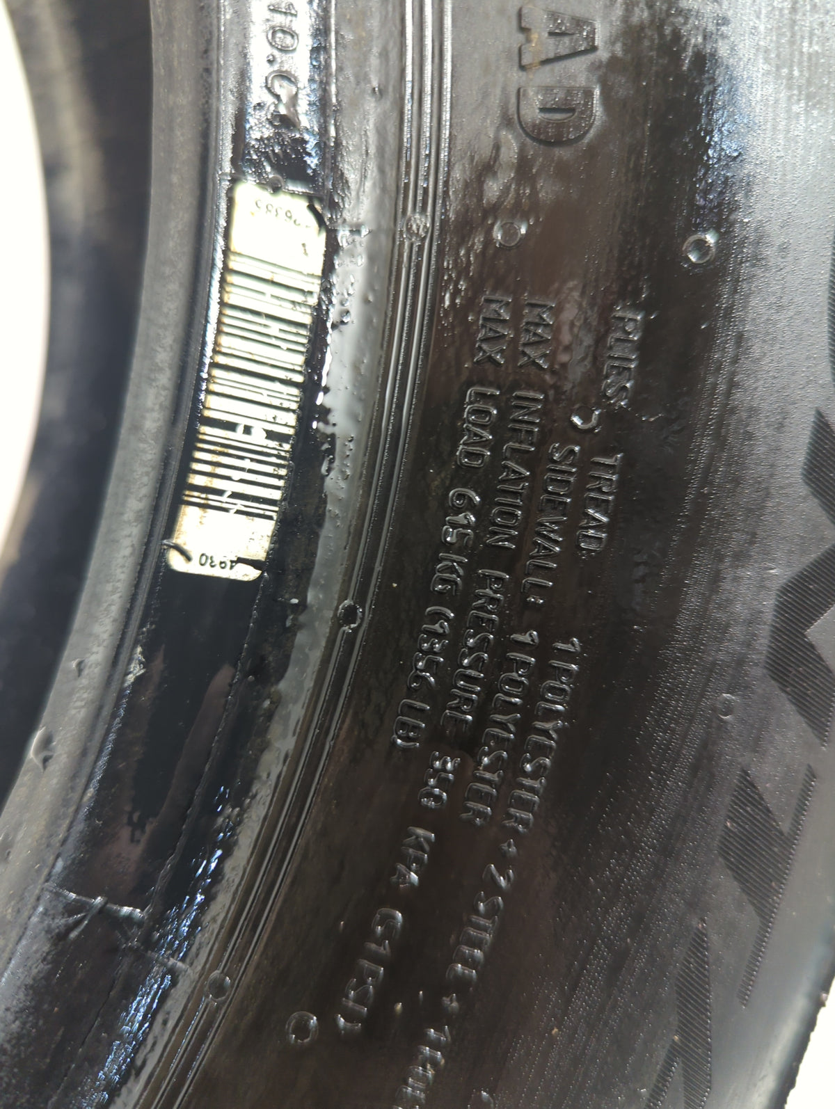 Used Tire 195/65R15 CONTINENTAL TRUE CONTACT 91H - Tread Depth 9/32 - Oemusedautoparts1.com