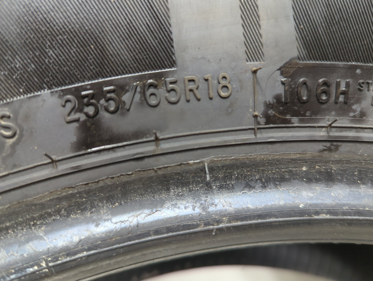 Used Tire 235/65R18 MASTERCRAFT COURSER QUEST 106H - Tread Depth 12/32 - Oemusedautoparts1.com