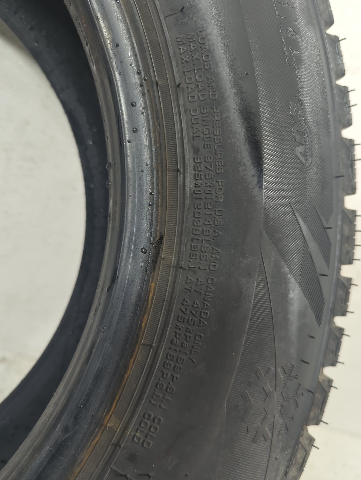Used Tire 195/75R16 NEXEN WINGUARD WINSPIKE 107R - Tread Depth 10/32 - Oemusedautoparts1.com