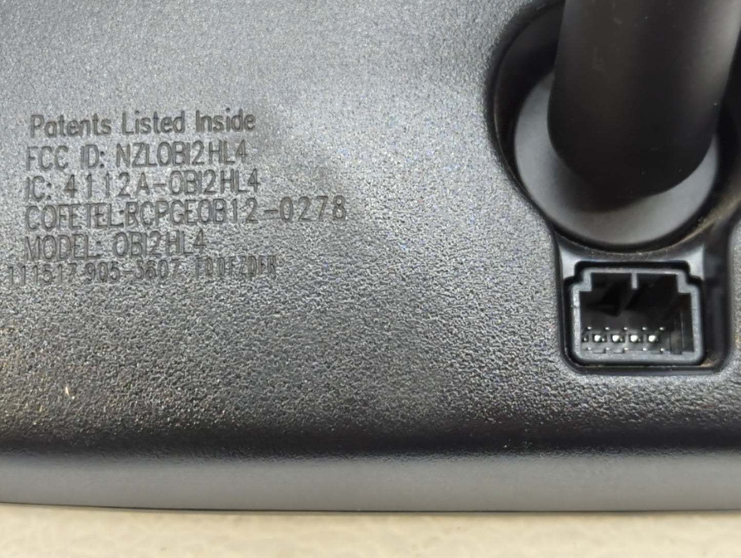 0 Interior Rear View Mirror Replacement OEM Fits Fits 206 2015 2016 2017 2018 2019 2020 OEM Used Auto Parts - Oemusedautopar