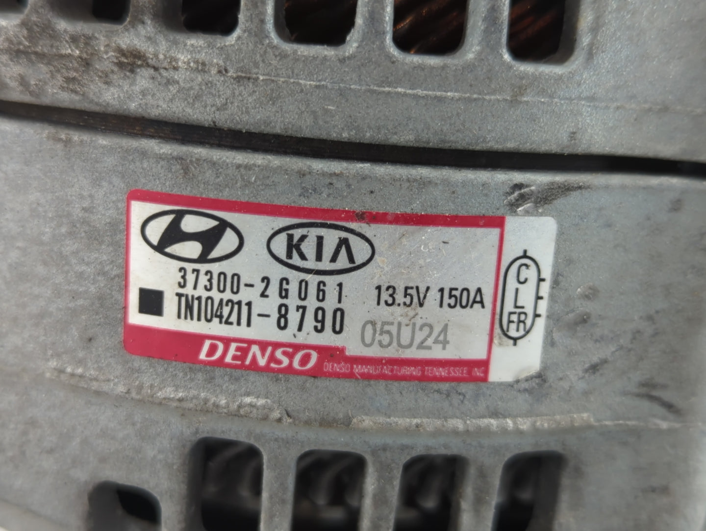0 Alternator Replacement Generator Charging Assembly Engine OEM Fits Fits 215 2016 2017 2018 2019 2020 2021 OEM Used Auto Pa
