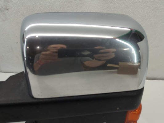 Driver Left Side View Manual Door Mirror Chrome