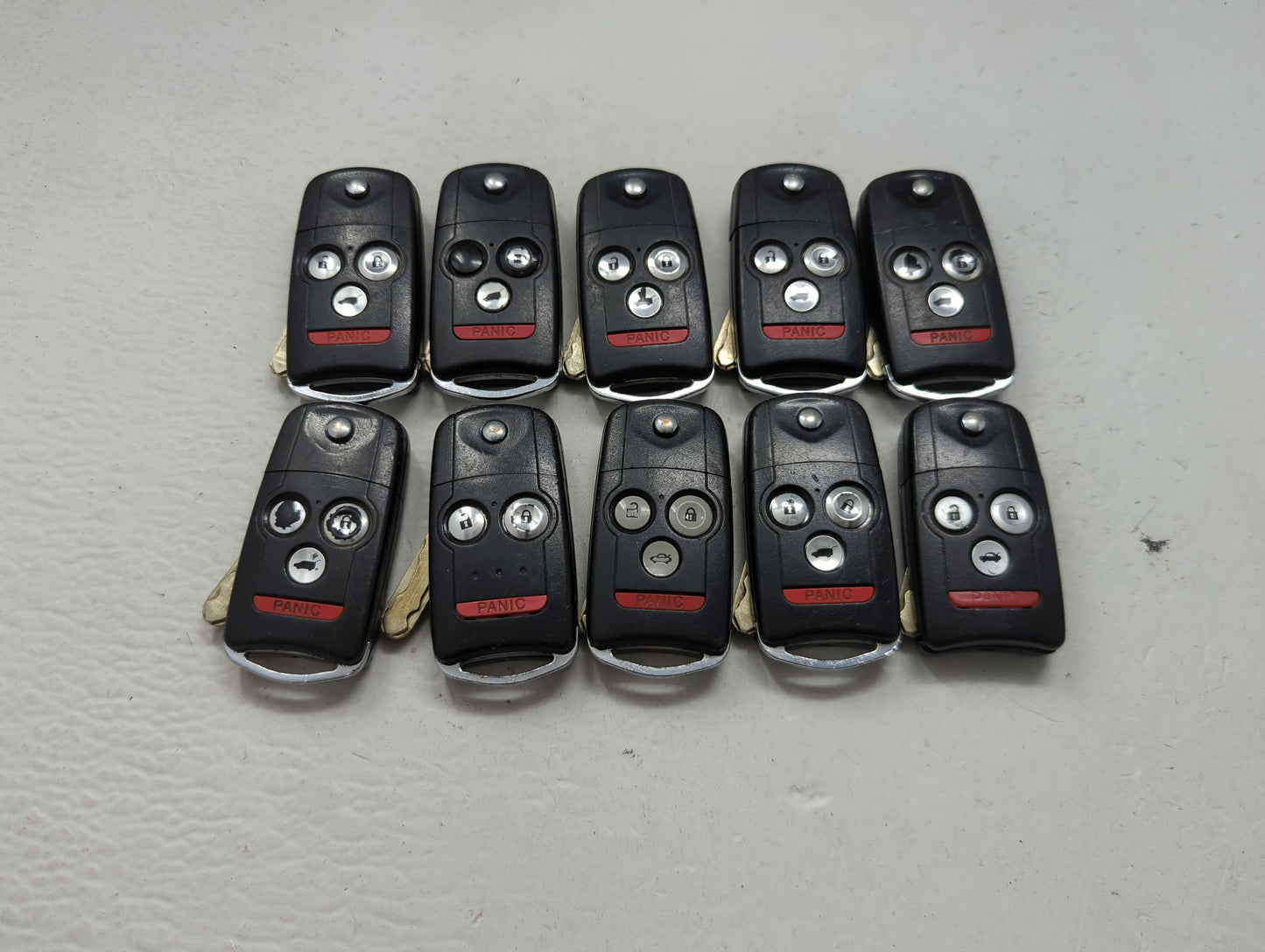 Lot of 10 Acura Keyless Entry Remote Fob MIXED FCC IDS MIXED PART 1475406 - Oemusedautoparts1.com
