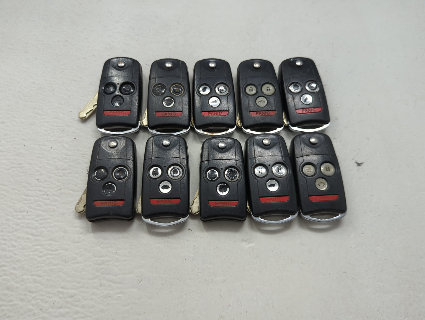 Lot of 10 Acura Keyless Entry Remote Fob MIXED FCC IDS MIXED PART 1475417 - Oemusedautoparts1.com