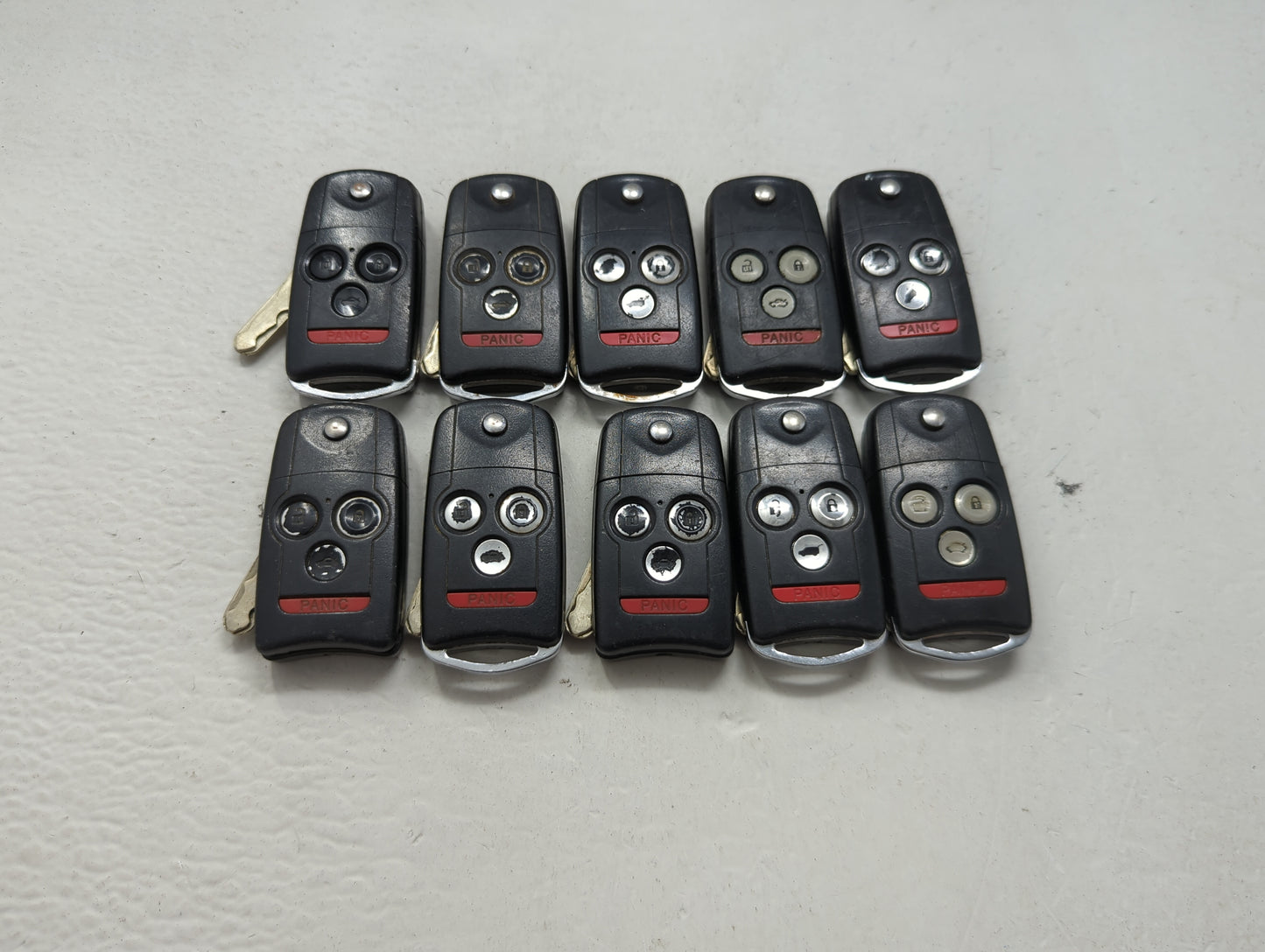 Lot of 10 Acura Keyless Entry Remote Fob MIXED FCC IDS MIXED PART 1475417 - Oemusedautoparts1.com