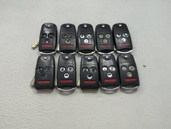 compare product Lot of 10 Acura Keyless Entry Remote Fob MIXED FCC IDS MIXED PART 1475417