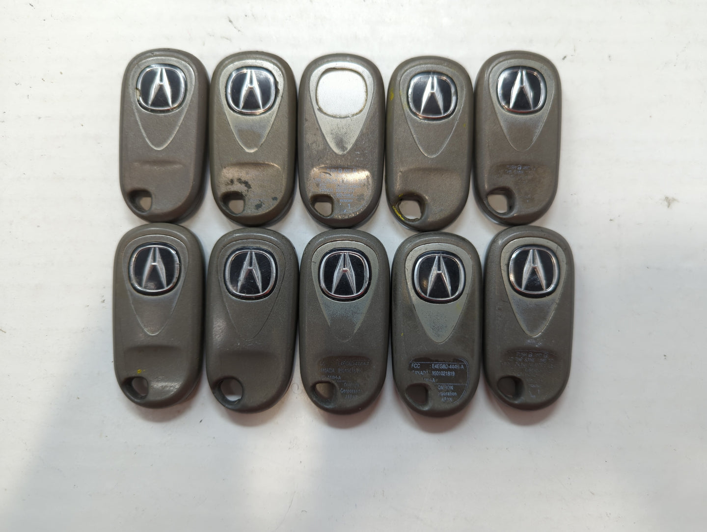 Lot of 10 Acura Keyless Entry Remote Fob E4EG8D-444H-A - Oemusedautoparts1.com