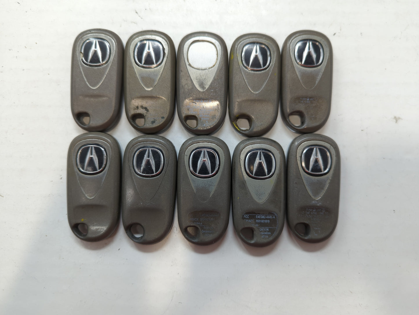 Lot of 10 Acura Keyless Entry Remote Fob E4EG8D-444H-A - Oemusedautoparts1.com