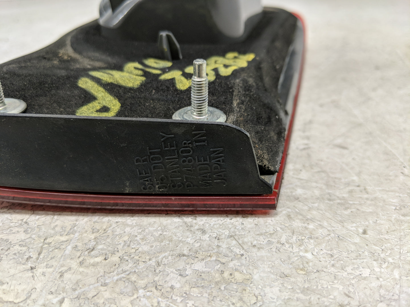2009-2010 Acura Tsx Driver Left Side Deck Lid Mounted Tail Light - Oemusedautoparts1.com