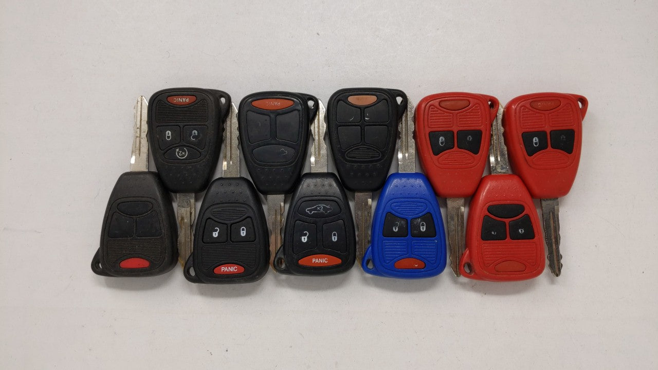 Lot Of 10 Aftermarket Keyless Entry Remote Fob Mixed Fcc Ids Mixed Part - Oemusedautoparts1.com
