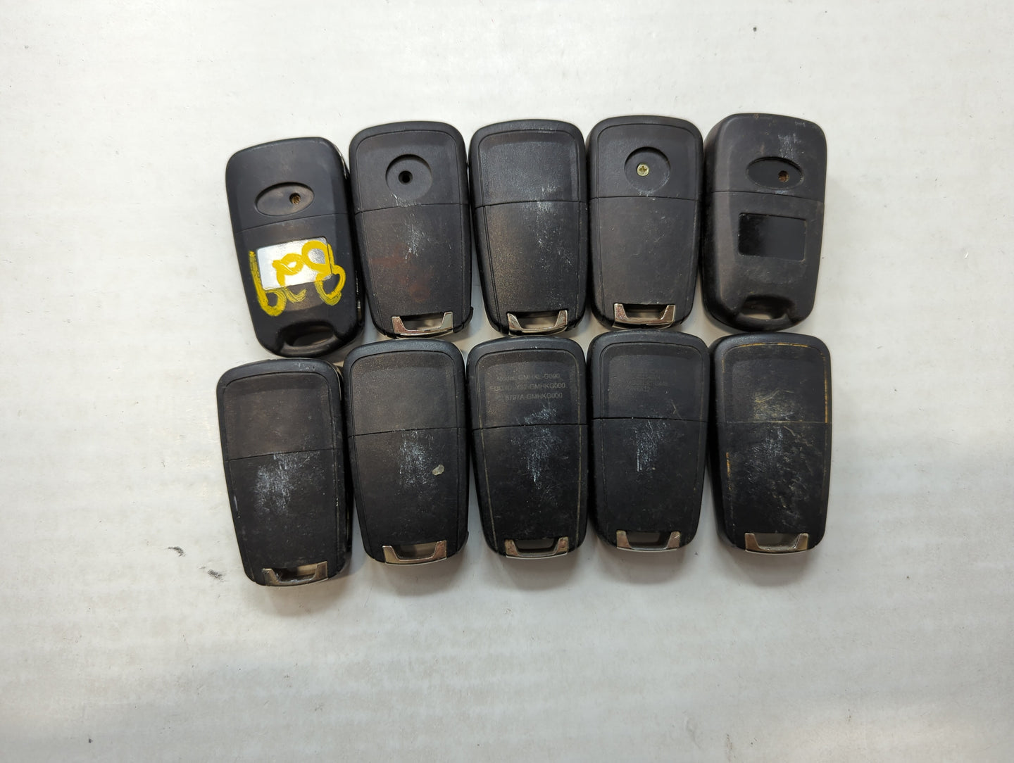 Lot of 10 Aftermarket Keyless Entry Remote Fob MIXED FCC IDS MIXED PART - Oemusedautoparts1.com
