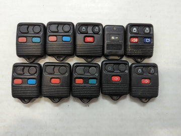 Lot of 10 Aftermarket Keyless Entry Remote Fob MIXED FCC IDS MIXED PART 559843 - Oemusedautoparts1.com