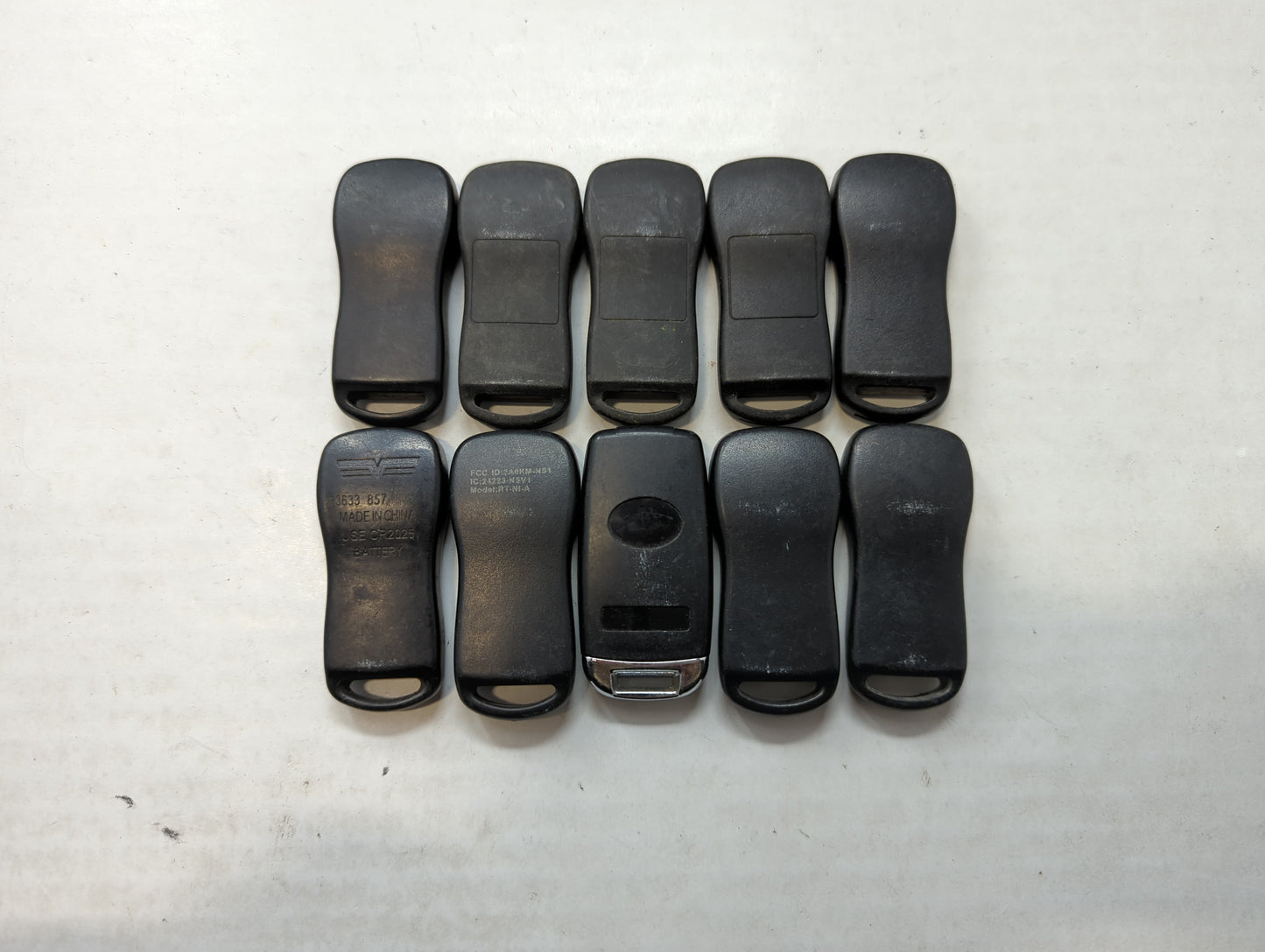 Lot of 10 Aftermarket Keyless Entry Remote Fob MIXED FCC IDS MIXED PART - Oemusedautoparts1.com