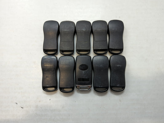 Lot of 10 Aftermarket Keyless Entry Remote Fob MIXED FCC IDS MIXED PART