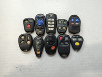 Lot of 10 Aftermarket Keyless Entry Remote Fob MIXED FCC IDS MIXED PART - Oemusedautoparts1.com