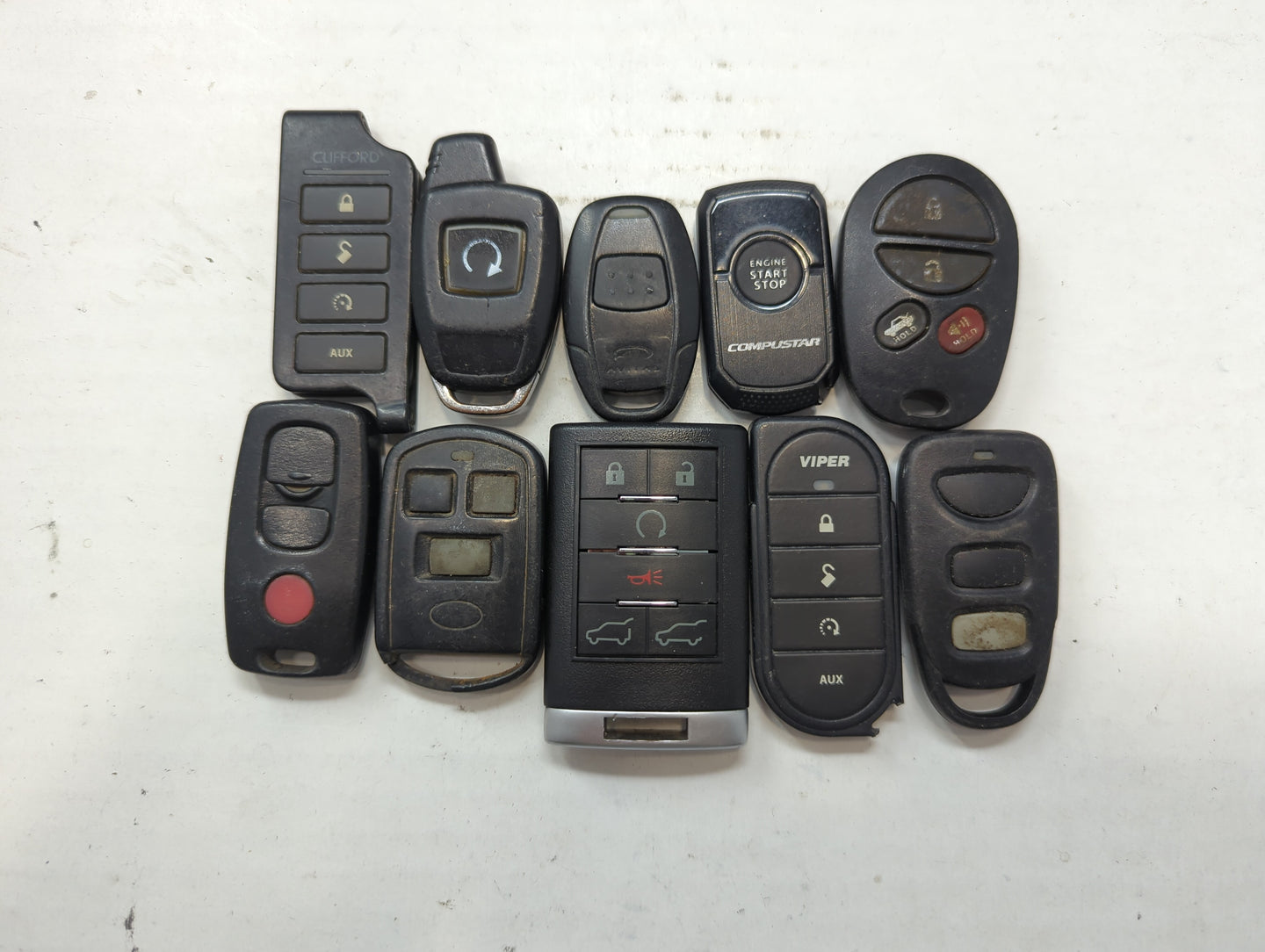 Lot of 10 Aftermarket Keyless Entry Remote Fob - Oemusedautoparts1.com