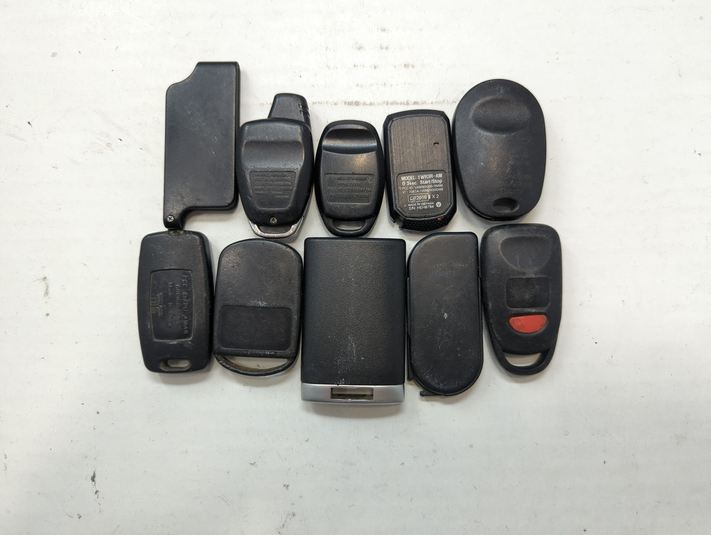 Lot of 10 Aftermarket Keyless Entry Remote Fob - Oemusedautoparts1.com