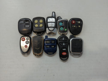 Lot of 10 Aftermarket Keyless Entry Remote Fob MIXED FCC IDS MIXED PART 563184 - Oemusedautoparts1.com