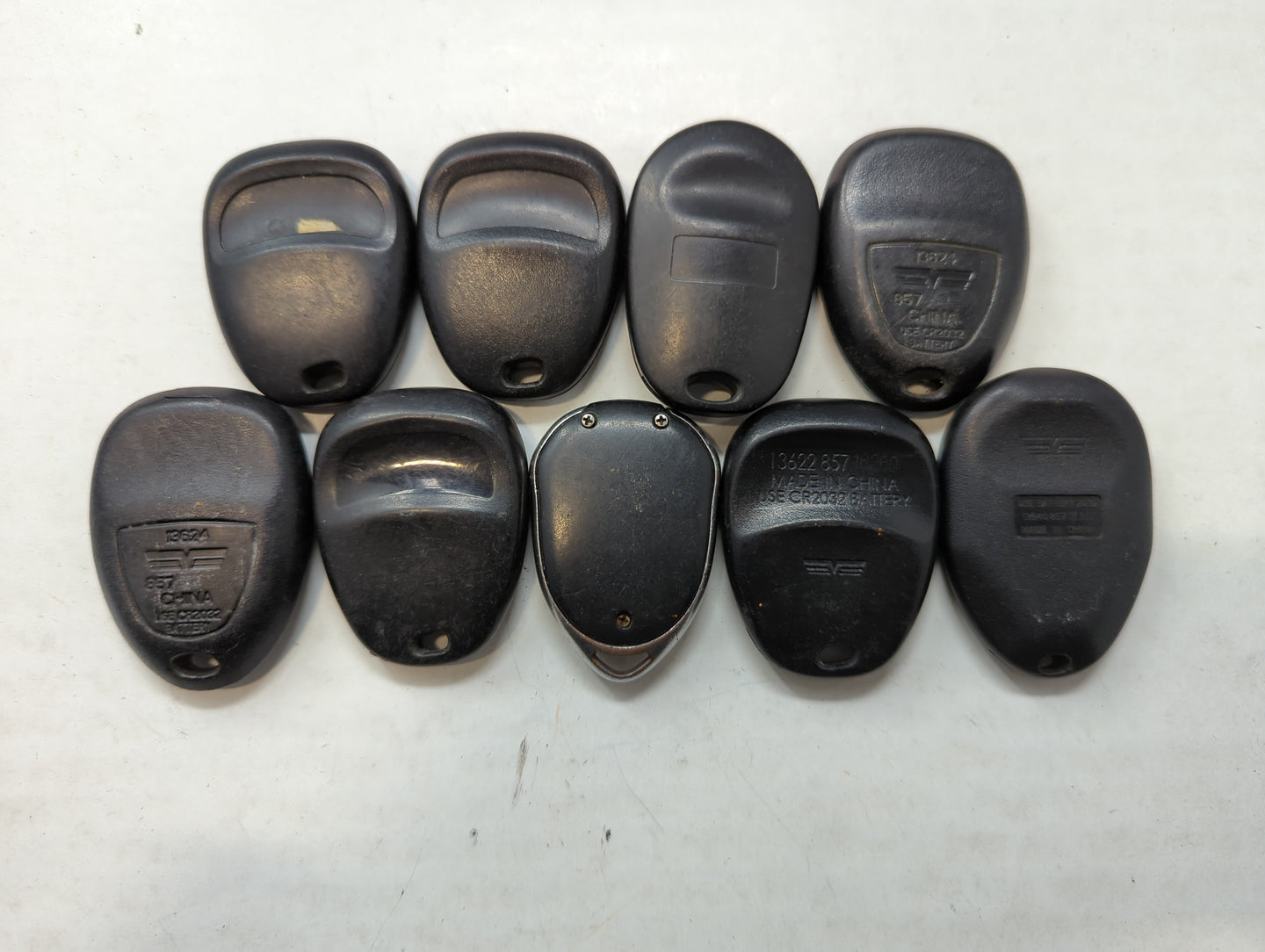 Lot of 10 Aftermarket Keyless Entry Remote Fob MIXED FCC IDS MIXED PART - Oemusedautoparts1.com
