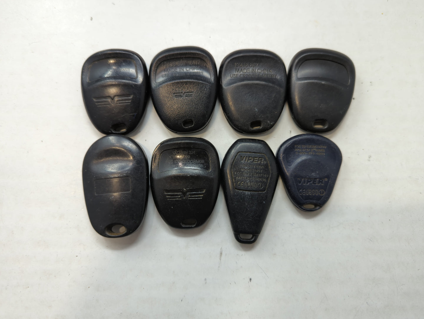 Lot of 10 Aftermarket Keyless Entry Remote Fob MIXED FCC IDS MIXED PART - Oemusedautoparts1.com