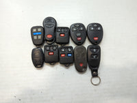 Lot of 10 Aftermarket Keyless Entry Remote Fob MIXED FCC IDS MIXED PART - Oemusedautoparts1.com