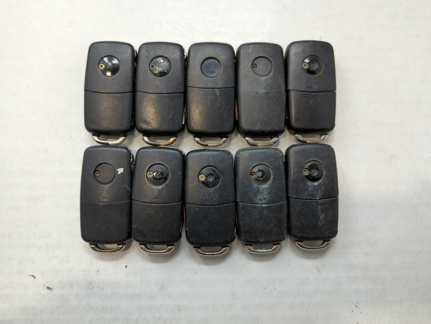 Lot of 10 Aftermarket Keyless Entry Remote Fob MIXED FCC IDS MIXED PART - Oemusedautoparts1.com