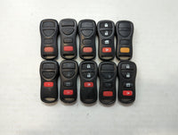 Lot of 10 Aftermarket Keyless Entry Remote Fob MIXED FCC IDS MIXED PART - Oemusedautoparts1.com