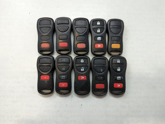 compare product Lot of 10 Aftermarket Keyless Entry Remote Fob MIXED FCC IDS MIXED PART 563635