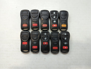 Lot of 10 Aftermarket Keyless Entry Remote Fob MIXED FCC IDS MIXED PART 563635 - Oemusedautoparts1.com